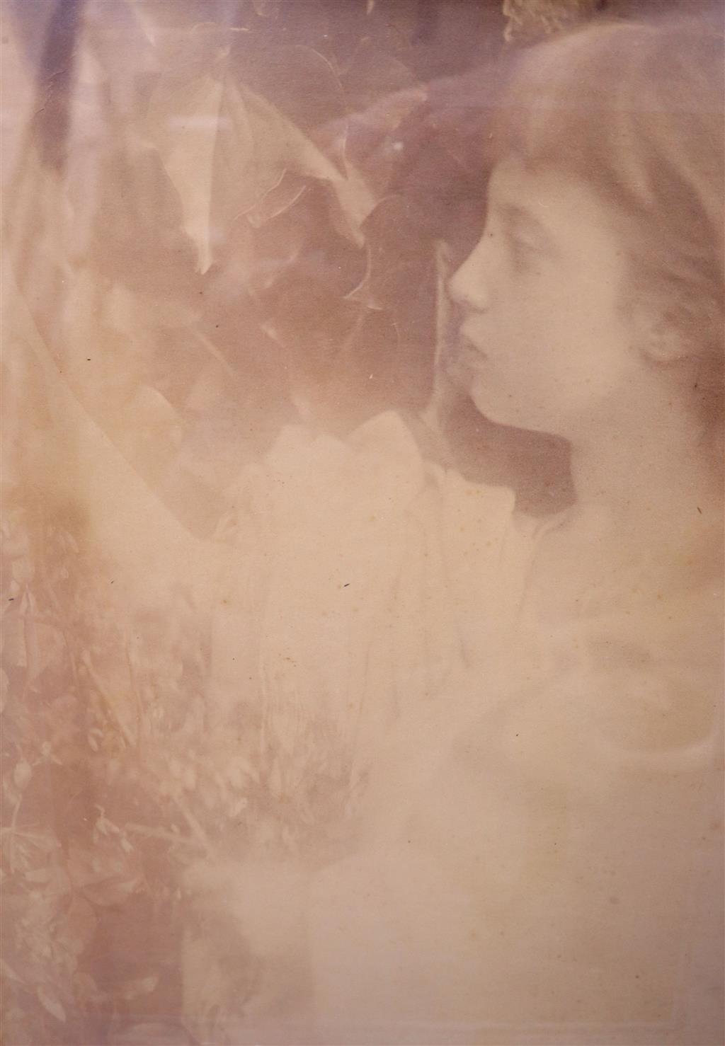 Julia Margaret Cameron (1815-1879) - A photographic study of Florence Fisher, aged eight, great niece of Julia Cameron,